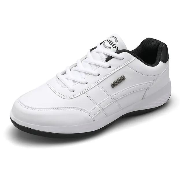 Mode Mode Freizeitschuhe Herren Outdoor Tennis Sneaker Leicht Bequem Schnürschuh PU Trainer Größe Kleiner als Normal für Herren
