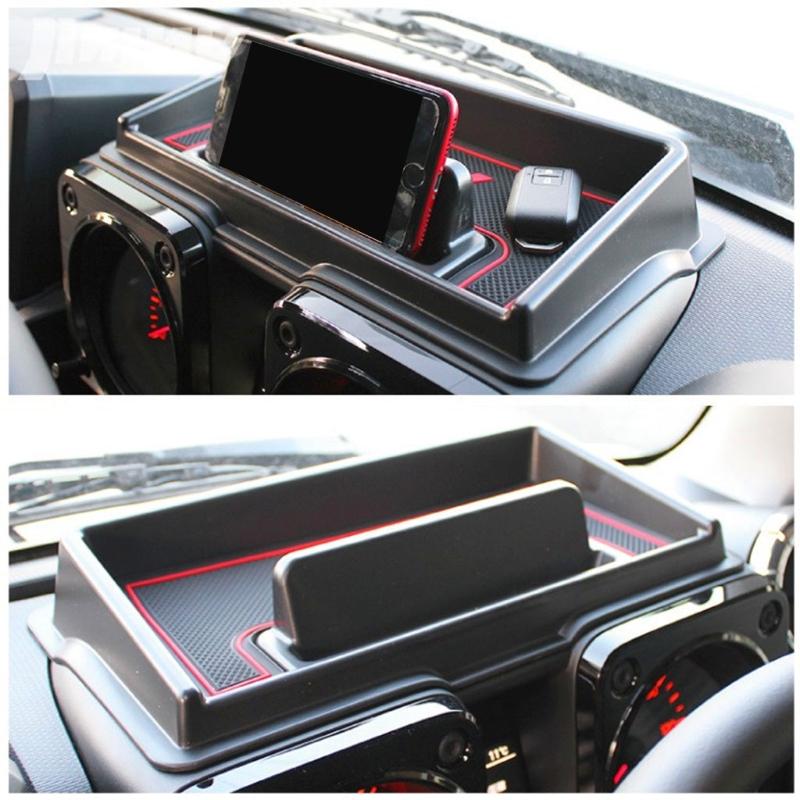 Automobile Front Dashboard Storage Tray Car Interior Holder for Jimny 2019 Place USB Cable Phone for Key Card