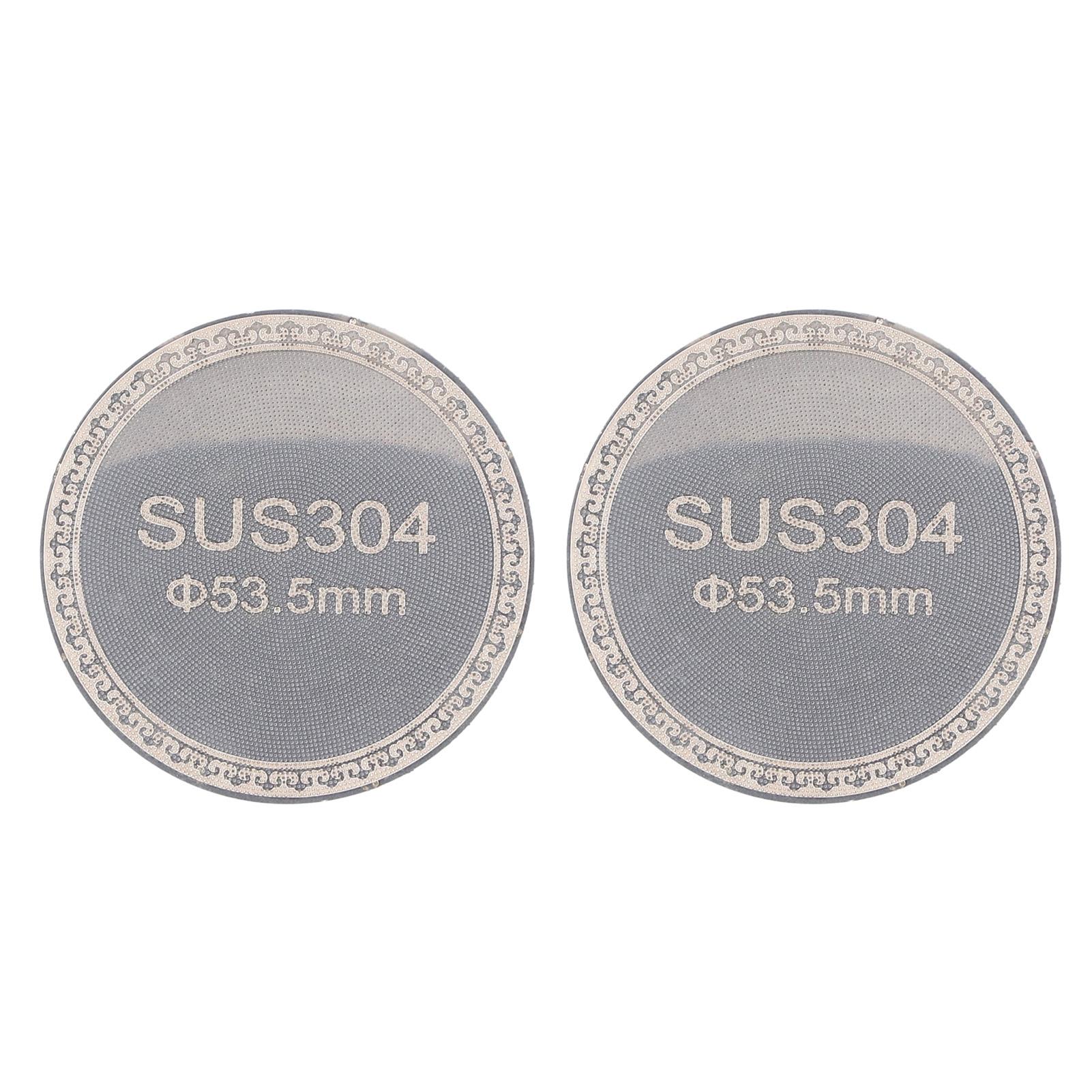 

2 шт. Сітка для пука багаторазова товщиною 1,2 мм з нержавіючої сталі 304 двошарова фільтрувальна сітка для