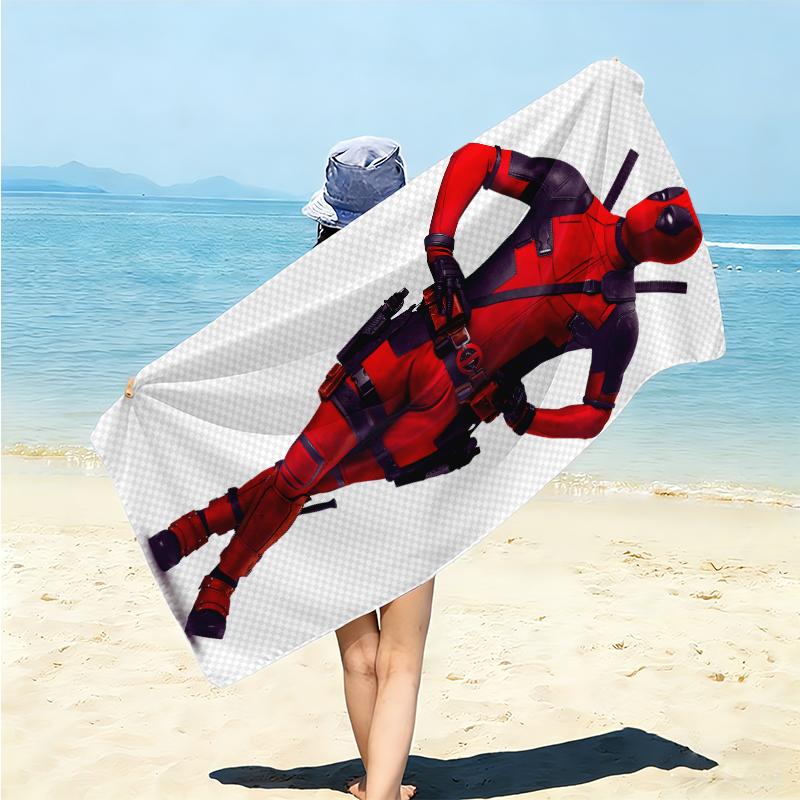 1Pc Dark Hero Unveiled Beach Towel Microfiber Beach Towel Thin Absorbent For Beach Swimming Yoga Bath Sports 0917176