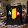Germany national football team Print Flannel Blanket Soft Warm Sofa Bed Throw Blanket For Home Office Bedroom