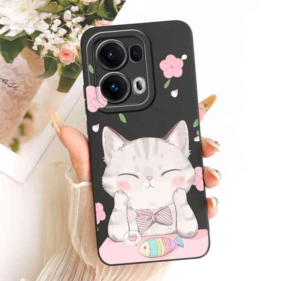 Petty Girl Hülle Für Oppo Reno13 Pro Hülle CPH2697 PKK110 Silikon Weiche Schutzhülle Für Oppo Reno13 Reno 13 Pro 5G Hüllen Tasche