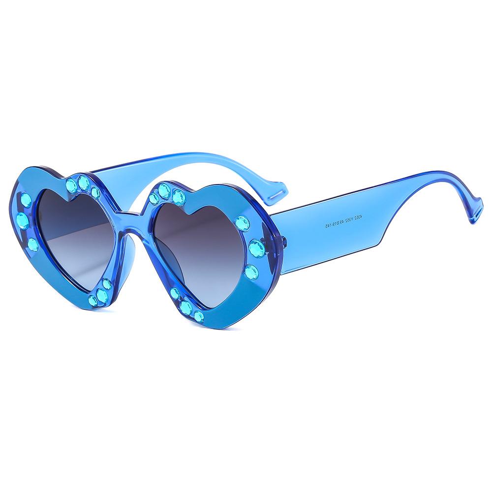 Love Heart Shaped Sunglasses Women Fashion Cute Sexy Retro Shades Vintage Luxury Sun Glasses Uv400 Punk Brand Eyewear