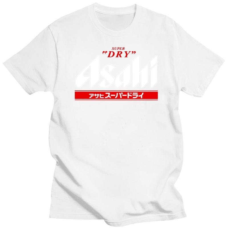 Summer Highquality Tshirt Asahi Beer Classic Logo of Japanese Retro Style Tshirt Cotton Tshirts for Both Unisex and Women L