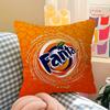 Funny F-Fanta Logo Cushion Cover Car Throw Pillow Case For Sofa Car Christmas Gift 40x40cm 45x45cm