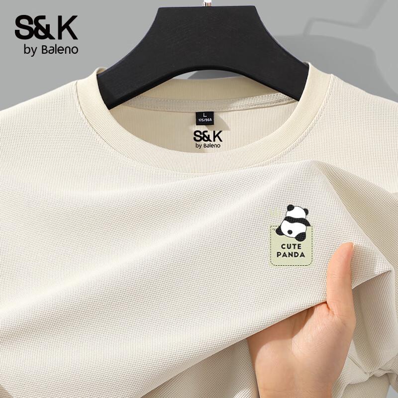

Baleno Men s S&K Waffle-Knit Long Sleeve T-Shirt L