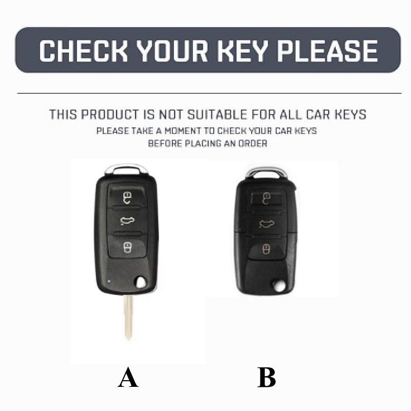 Fit For Volkswagen Vw Polo Golf Passat Tiguan Beetle Caddy T5 Up Eos Skoda Octavia Seat Leon Altea Genuine Leather Auto Smart Key Fob Cover Case