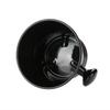 Plastic Shaving Soap Bowl Foam Shaving Soap Cream Bowl Men Shaving Bowl (Black)
