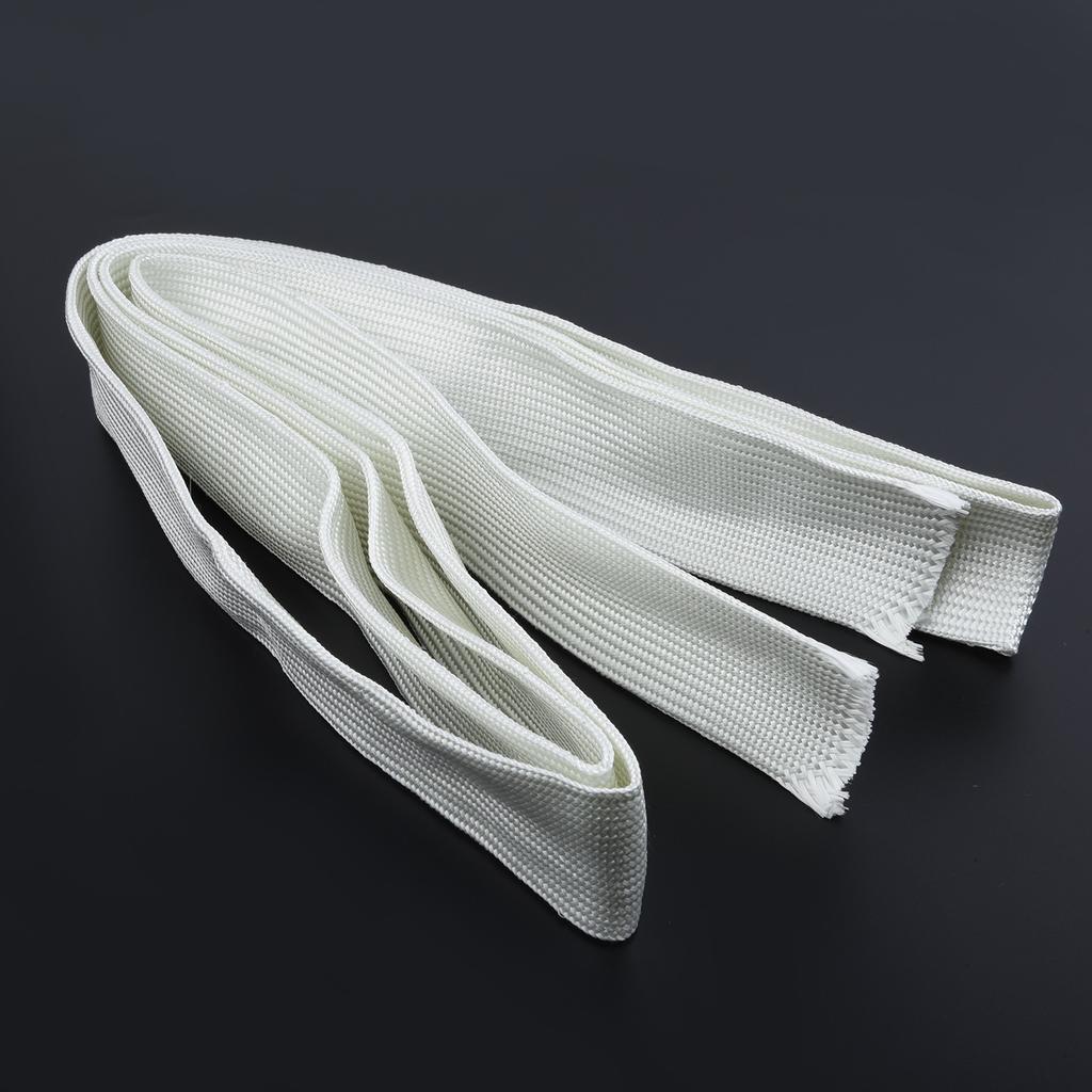 Weiß für Webasto/Eberspacher Heizung Auspuff Glasfaser Schlauch Isolierung 22/24mm