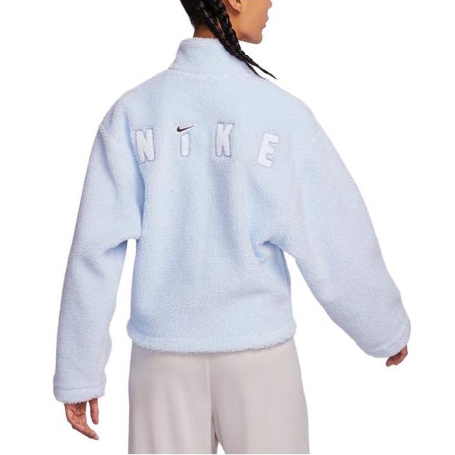 New Nike Velvet Feel Coat Women's Purple Blue FV4009-423