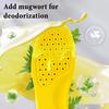 1 Pair Comfort Insoles with Arch Support Shock-Absorbing Breathable Shoe Inserts for Men Women Non-Slip Anti-Odor Cushioned Footbed for Sports Work