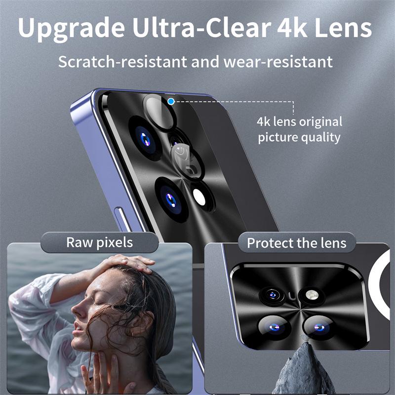 Magnetický kovový matný ochranný kryt MOTO Edge50Pro pro Motorola X50U (2024).