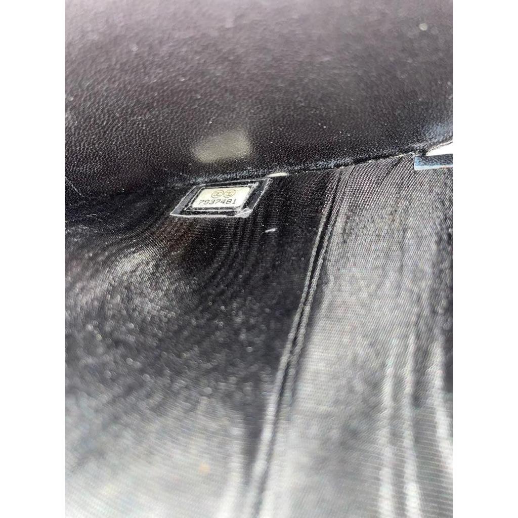 Used CHANEL Bi-fold Wallet Black Caviar Skin