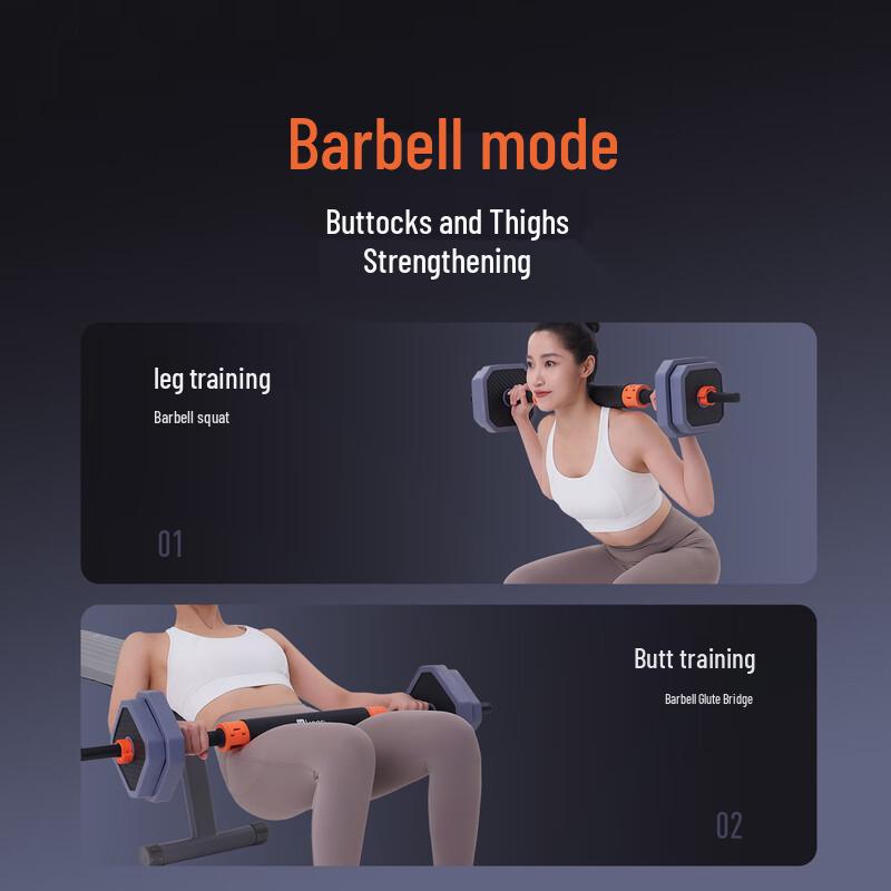 Keep Quick-Release Adjustable Dumbbell & Barbell Set