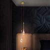 Nordic LED Luxury Crystal Chandeliers Water Drop Lamps Bedroom Bedside Modern Simple Bar Decorative Pendant Lights