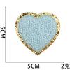 Cross-Border Smiley Face Embroidery Cloth Sticker Towel Embroidery Lightning Patch Sticker Ironing Greet Computer Embroidery Chapter Boy Love Sticker