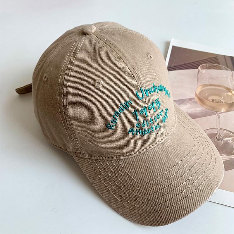 

Letter Embroidery Baseball Cap For Women Soft Cotton Snapback Peaked Hat Korean Girl Hip Hop Sports Dad Trucker Sunshade Caps