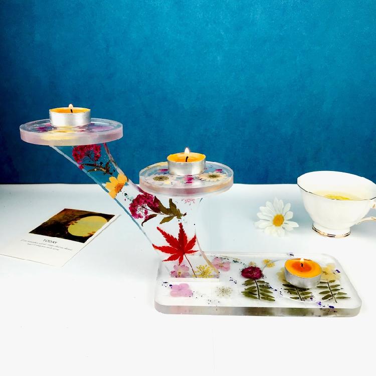 Flower Pot Bracket Silicone Mold Resin Casting Rack Mold Suitable for Diy Crafts