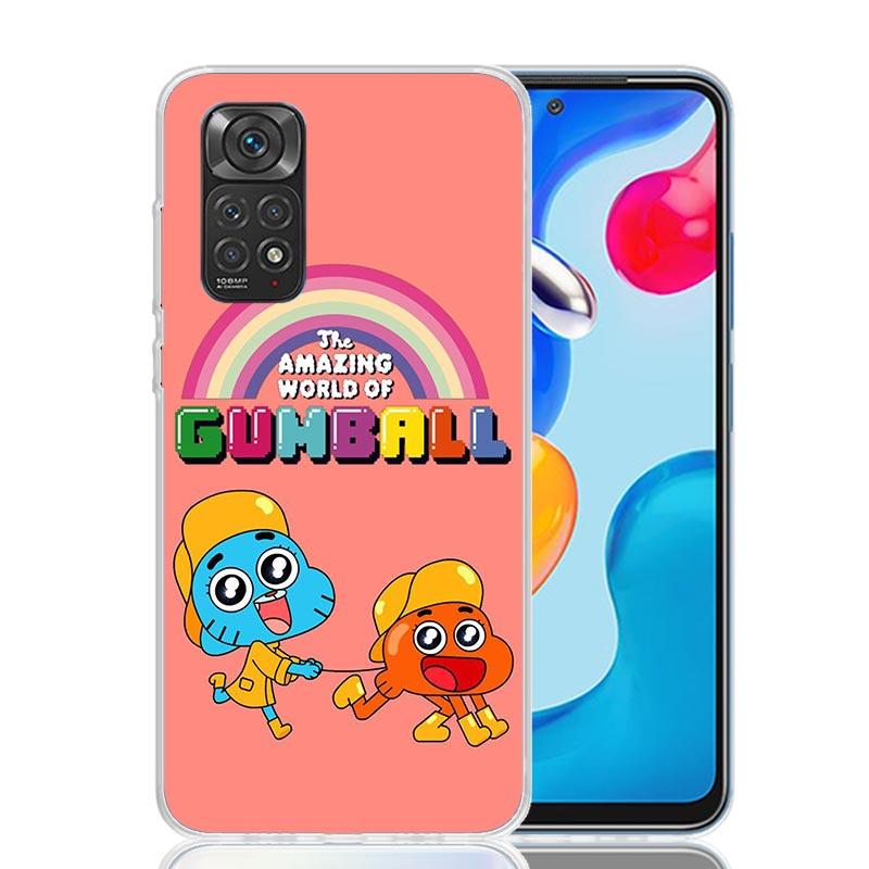 Custodia Telefono Il Fantastico Mondo di Gumball Per Xiaomi Redmi Note 13 14 15 Pro Plus 12S 12 14S 11S 11E 10 10S 11 11T 5G 4G Cover Coque