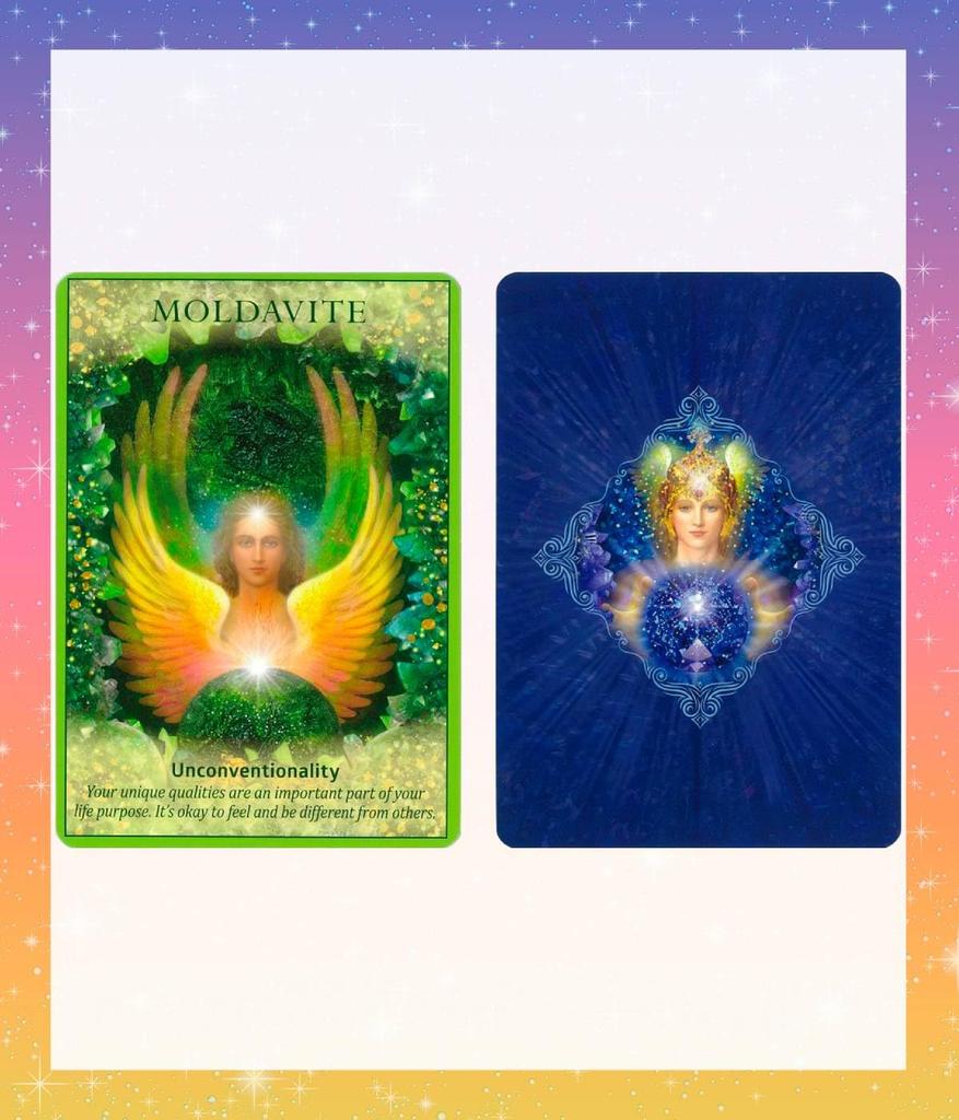 [Japanese Edition] Crystal Angel Oracle Cards with Japanese Instructions by Doreen Virtue, Oracle Cards, Tarot Cards, Fortune Telling [Authentic]