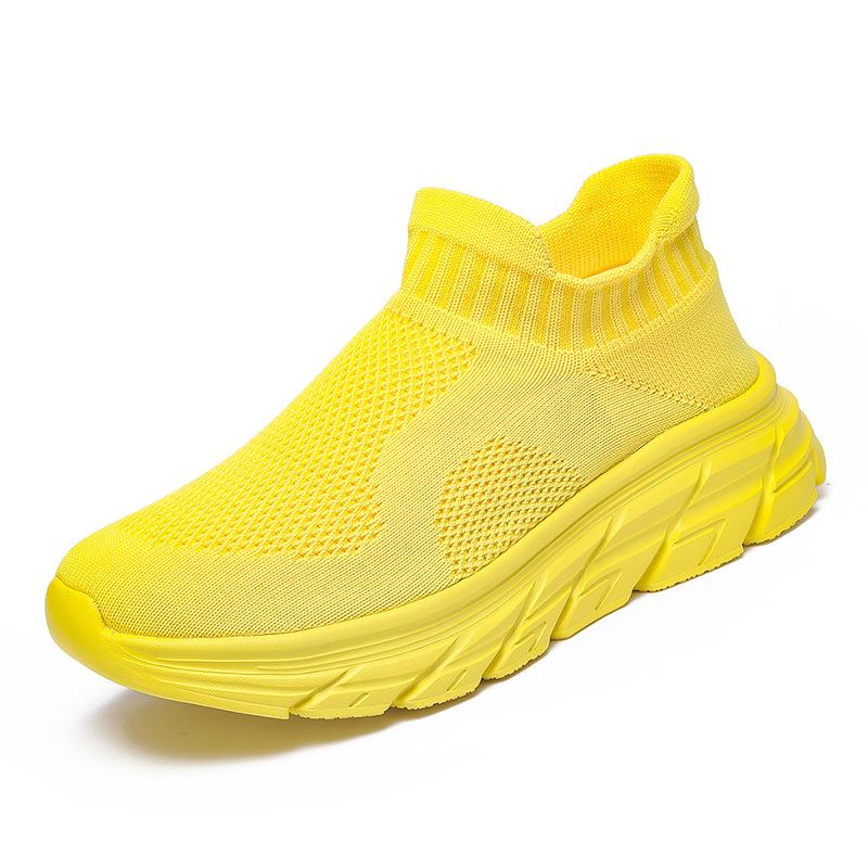 Couple mesh shoes breathable spring autumn and summer casual sports shoes medium trendy dopamine light shoes