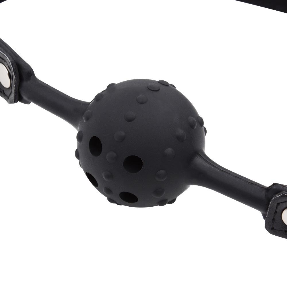 SM Training Props Silicone Mouth Ball Ball Gag Sexy Nipple Clamp Men and Women Bondage and Discipline Adult Sex Product
