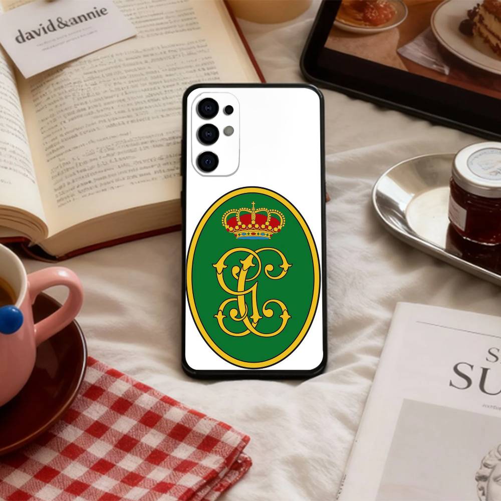 

S-spanish G-guard C-Civil Emblem Phone Case For Samsung S 25,24,23,22,30,21,10,9,Ultra,Plus,Lite,FE,4,5 G Soft Black Case Samsung S24