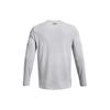 Under Armour Rush Solid Color Logo Print Vintage Long Sleeve T-Shirt Men Tops White 1379282-100