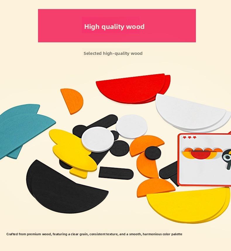 Wooden Animal Puzzle Board For Kids Educational Learning Toys