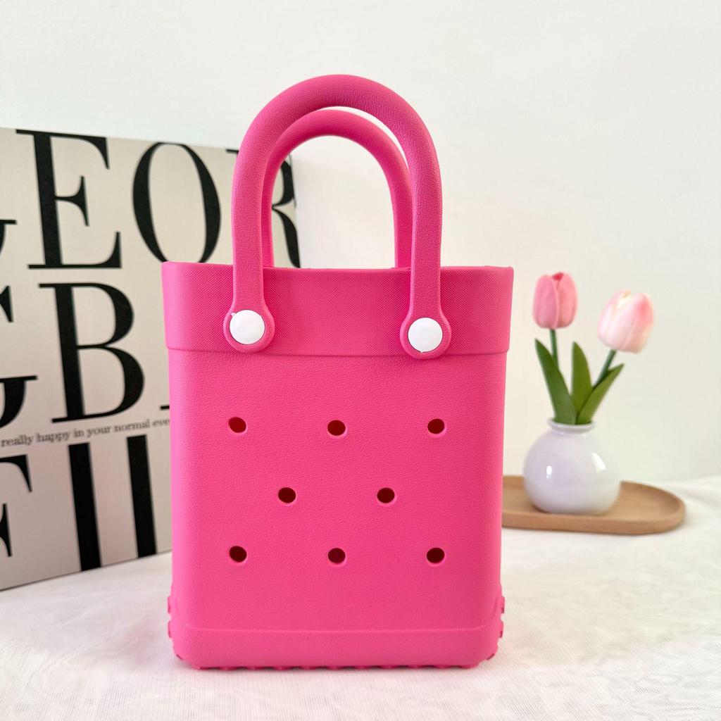 EVA Cartoon Waterproof Hole Bag: Summer DIY Mini Handbag