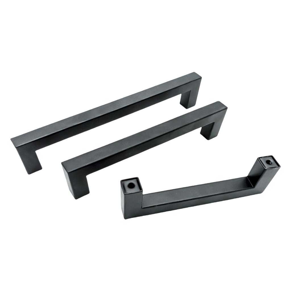 Stabile Edelstahl Quadratische Matte Schranktürgriffe Korrosionsbeständig für Moderne Möbelbeschläge Verwendung