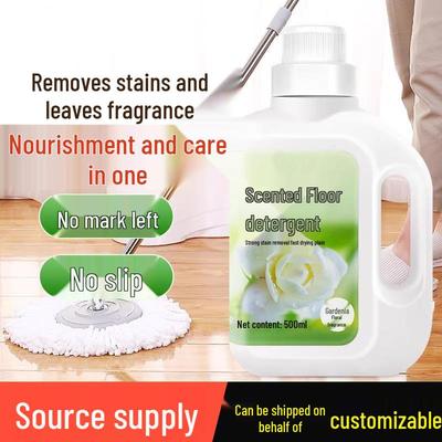 Gardenia Scented Tile Cleaner: Floor Mop Liquid, Long-Lasting Fragrance, Strong Stain Remover