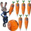 Heiß Zootopia 2 Karotten-Aufnahme-Stift | Judy & Nick Stil Für Kinder | 60S Mini-Rekorder | 2-in-1 Gelstift Schreibwaren Kindergeschenk