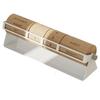 Contemporary Wooden Tabletop Rotating Permanent Calendar With Metal Base Month Week Day Date Display For Gift And Decors