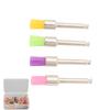 100pcs Dental Polishing Brush Silicone Rubber Disposable Teeth Cleaning Oral Polishing Brush Color