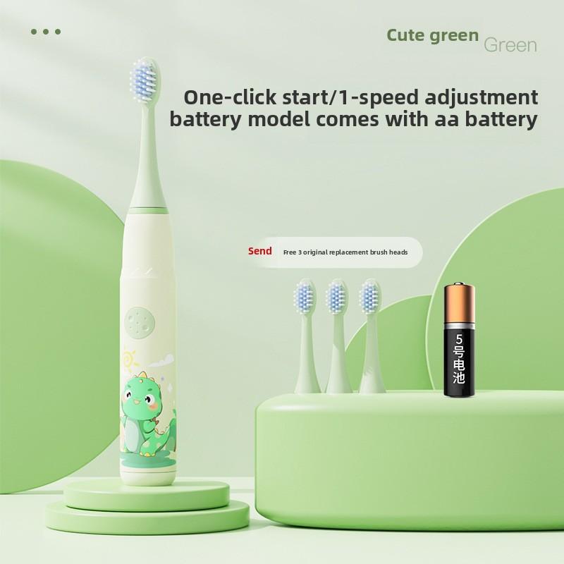 New Children's Toothbrush Cartoon Sonic Toothbrush Electric Soft Bristle Rechargeable Children's Electric Toothbrush