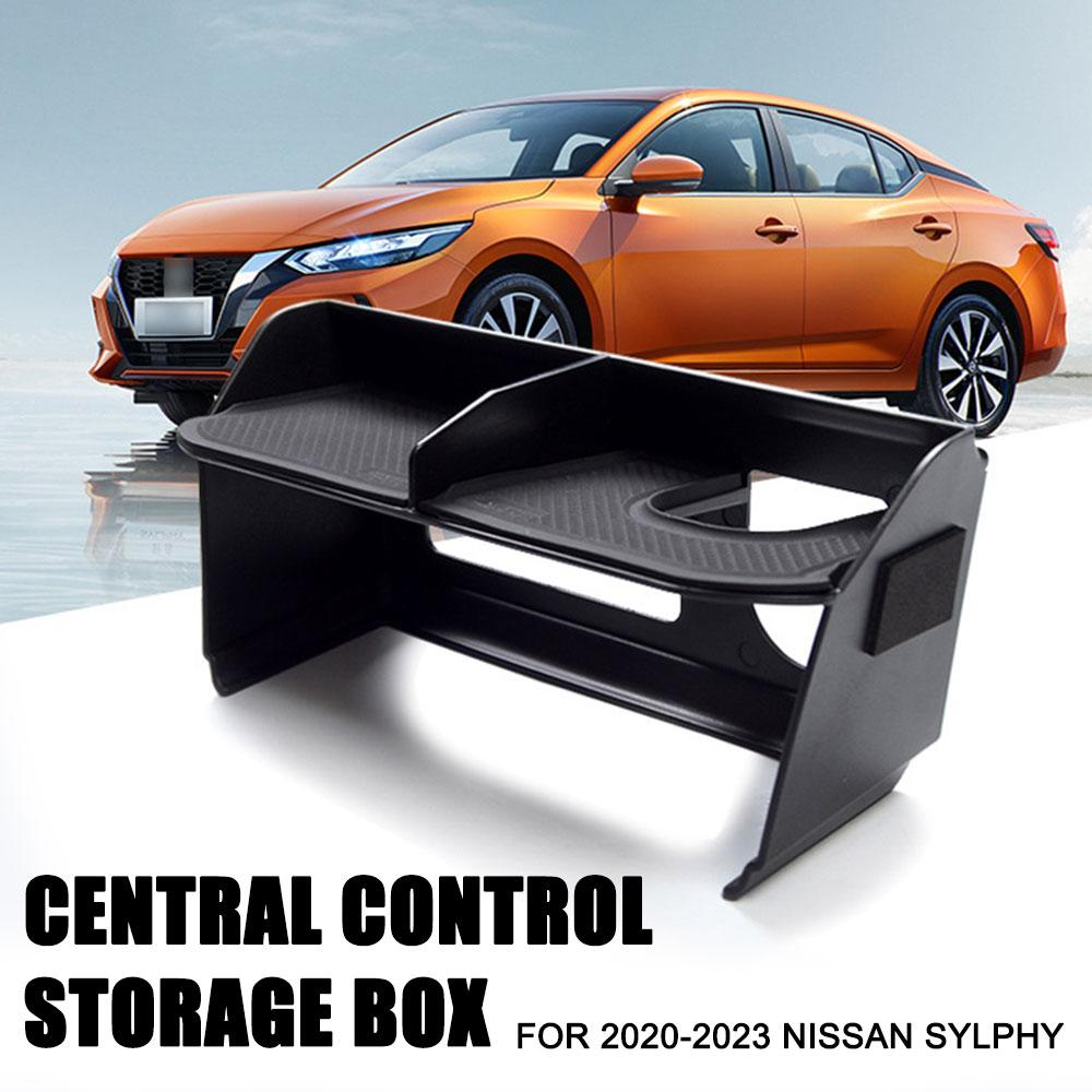 For Nissan Sentra 2020 2025 2025 2025 2025 Car Armrest Storage Box ABS Plastic Console Organizer Tray Auto Interior Accessories