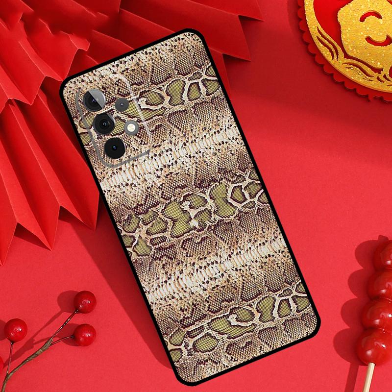 Snake Skin Case For Samsung Galaxy M55 M35 M15 M11 M12 M13 M14 M06 M16 M36 M56 M31 M53 M32 M52 M34 M54
