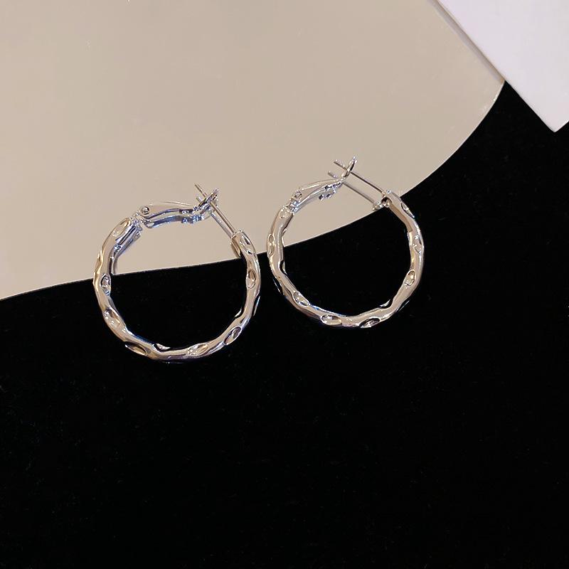 European and American simple love circle earrings fashionable versatile geometric ear buckles earrings earrings women