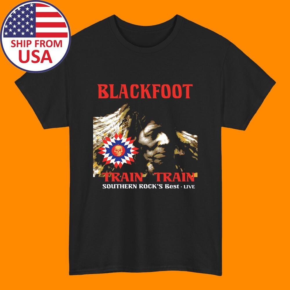 Blackfoot Train Train Men#039;s Black Size S5XL Unisex T-Shirt