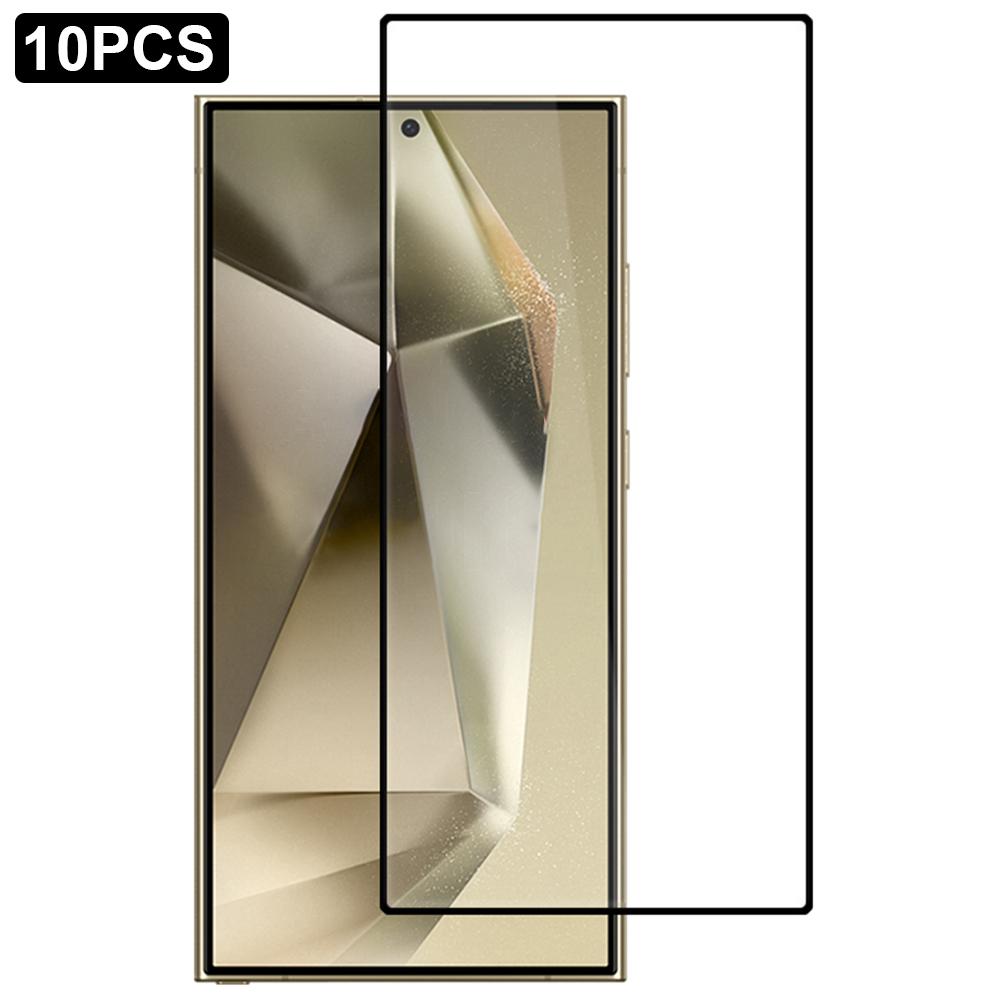 

10 шт. Для Samsung Galaxy S25 Ultra Високоалюмосилікатна скляна плівка Повний клей (Розблокування відбитком пальця) Type A