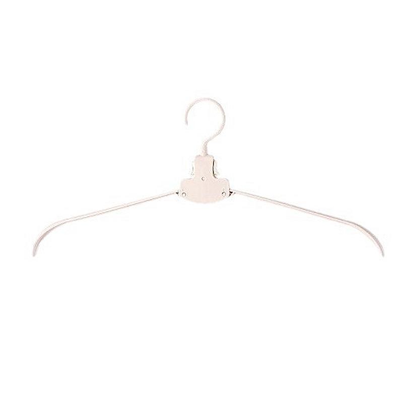 1Pc Foldable Plastic Clothes Hangers Foldable Design Clothes Drying Racks Magic Anti-Stretch One-Touch Space-Saving Holders