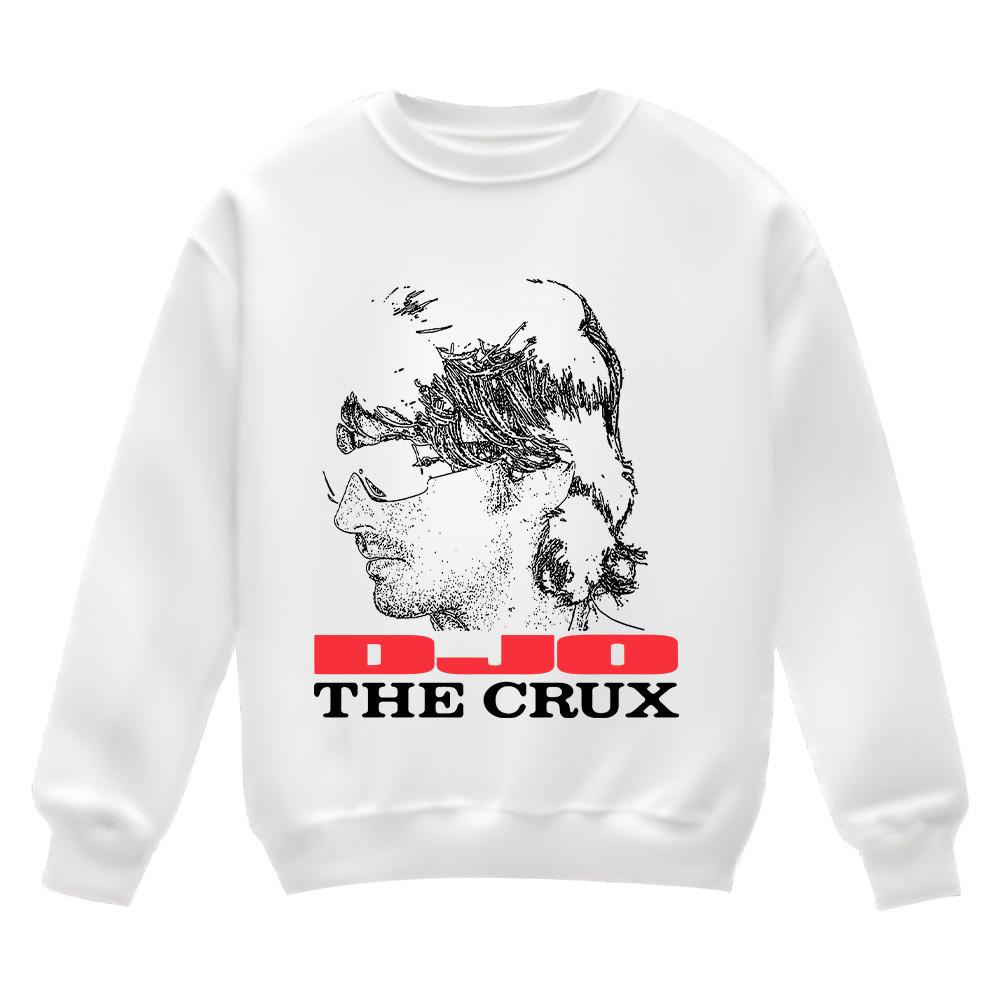 

DJO Crux Face Long Sleeve T-Shirt Joe Keery Merch Crewneck Shirts Autumn Winter Casual Pullovers Women Men Clothes Y2K XXXL білий