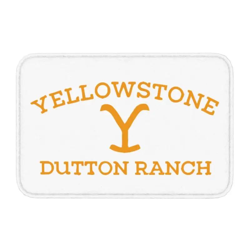 

Paillasson personnalisé Yellowstone Dutton Ranch, antidérapant, pour entrée, bain, cuisine, sol, porte, salon, tapis 40cm x 60cm