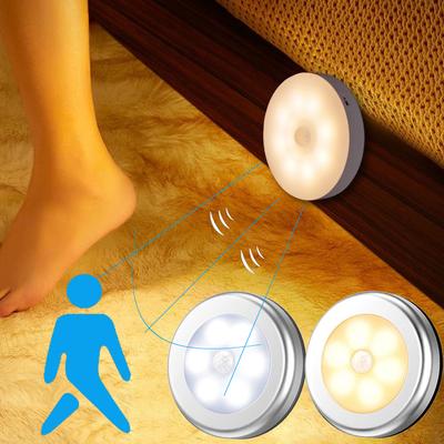 Night Light Intelligent Human Body Induction Bedside Small Night Lamp Emergency Automatic Cabinet Home LED Wardrobe Light