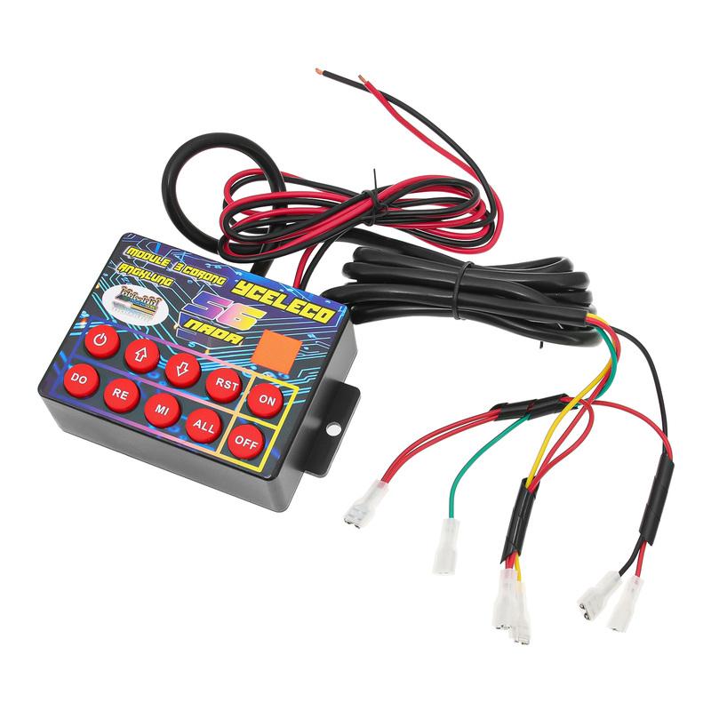 56 Melodies Universal Musical Air Horn Controller Musical Controller Regulator Car Electronic for 12V Car Boat Truck Marine Horn