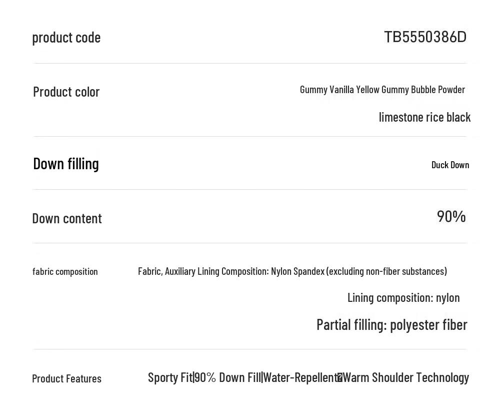 Tanboer Women's Short Detachable Hooded Puffer Jacket