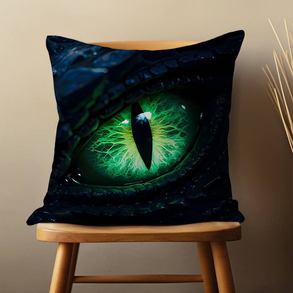 Myth Dragons Eyes Throw Pillow Case For 45*45cm,55*55cm,30*30cm,Car Pillowcase Home Bedchamber Decor Gift