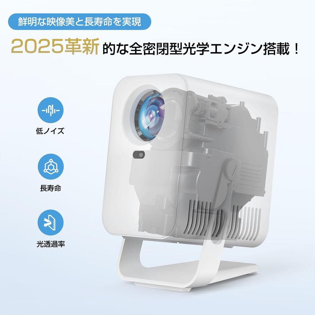 Boleve Nejnovější Plně Uzavřená Domácí Vysoká 4K Ultra HD Projekce s 10W HiFi Stropním 6 Okamžitým Bluetooth HiFi Plně Automatická Korekce Lichoběžníkového Zkreslení Velká Obrazovka