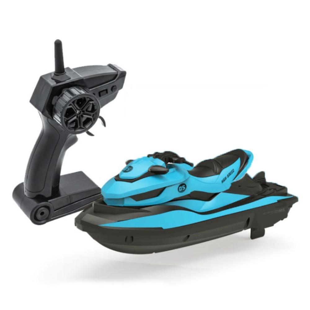 Jet Ski High-Speed Rc Motorboat Plastic 2.4g Wireless Speedboat  Home Decor